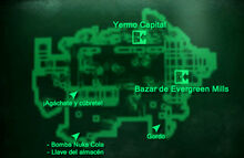 Esp Fundición de Evergreen Mills Mapa Loc
