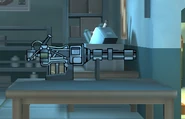 The Minigun as found in a Level 3 Weapon Workshop