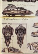 Flea three wheeler concept art