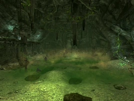 Fire root cavern cave