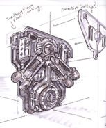 Concept art of Protectron's motor