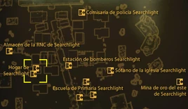 Hogar de Searchlight Mapa local