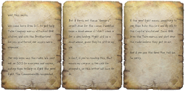 Sparrow's note