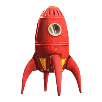 Red rocket cheap ship toy