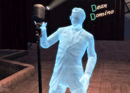 Dean's hologram in the Dean's hologram outfit