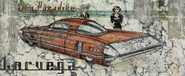 Corvega Bubble-Top на билборде в Fallout 3