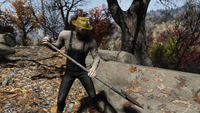 Scavenger with a shovel