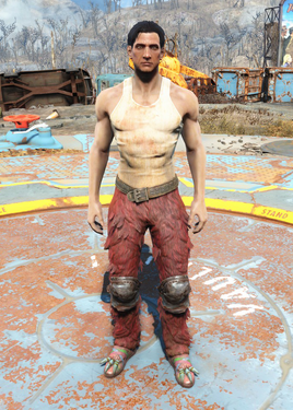 Fo4 Furry Pants and T-Shirt