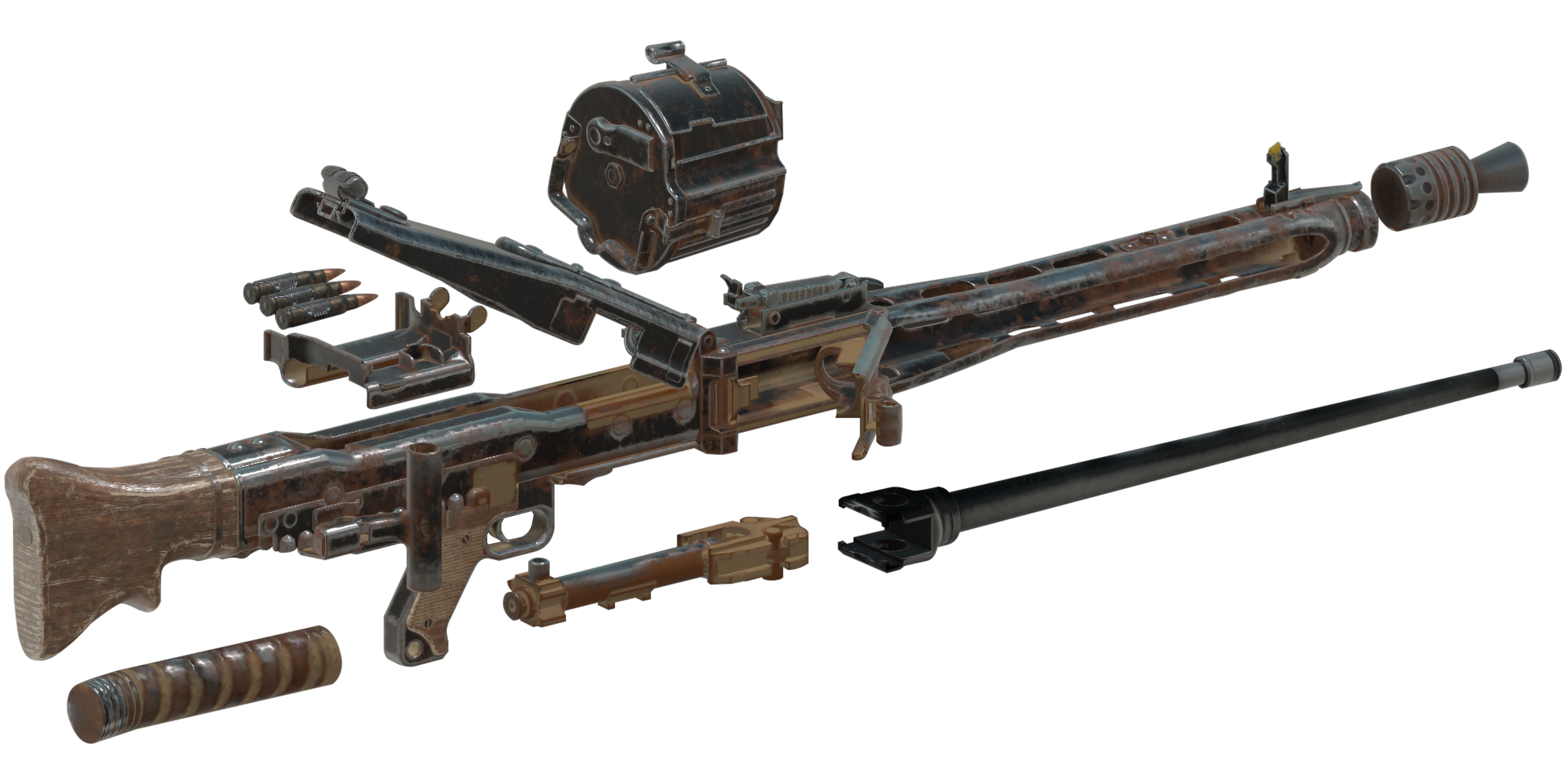 fallout 4 light machine gun