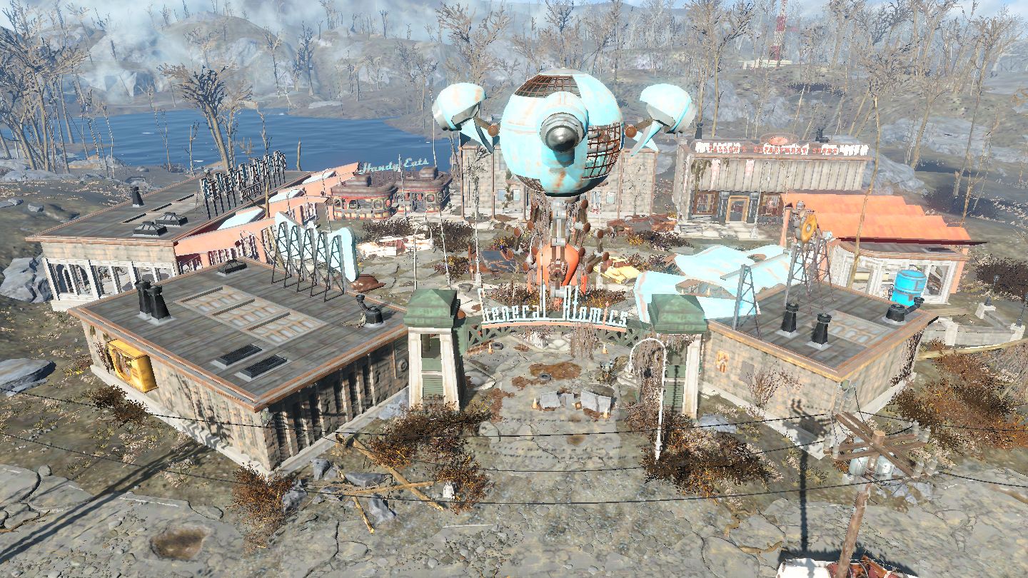 Fallout 4 завод дженерал атомикс обезопась помещение для ребенка фото 13