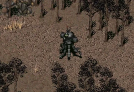 Fo2 crashed vertibird robot