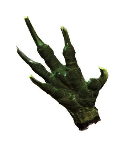 The gatorclaw hand is a junk item in the Fallout 4 add-on Nuka-World. 