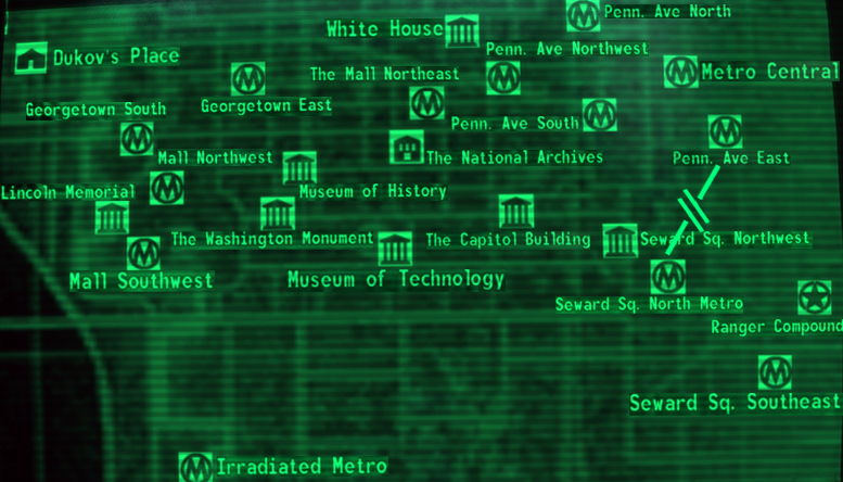 Fallout 3 Detailed Metro Map : u/greypilgrim228