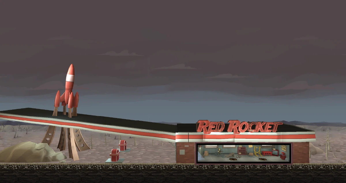 Red Rocket truck stop (Fallout Shelter) Fallout Wiki Fandom
