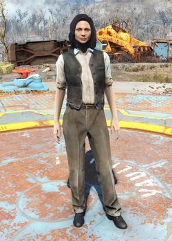 Fallout 4 t shirt and slacks shop