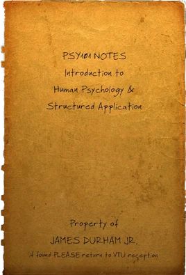 PSY101 notebook cover