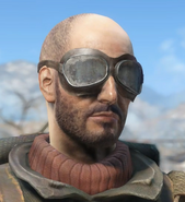 FO4 Road Goggles on clear head