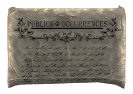 Publick Occurences paper