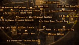 X-8 research center loc