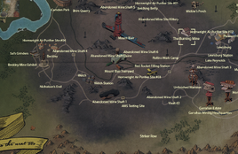 The Burning Mine map
