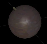 консоль Гарматне ядро з гнотом. Невживана модель.