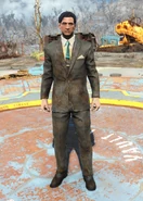 Dirty black suit - male