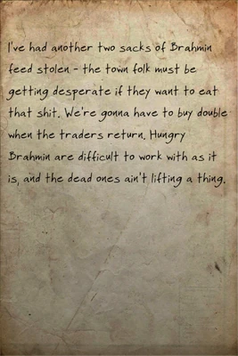 FO76BS Note Stolen Feed PTS