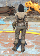 Raider Leathers, Back View (Female)