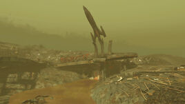 Red Rocket Glowing Sea