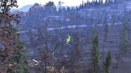 A scorchbeast flying over Fissure site Sigma