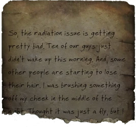 Trouble with radiation