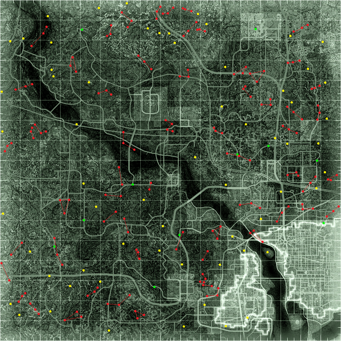 Карта пупсов fallout 3