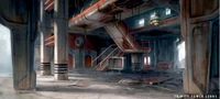 Fo4 Trinity Tower Lobby Art.png (1.63 MB) Concept art of the first floor