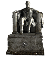 Lincoln statue fixed