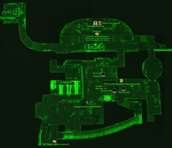 Fort Hagen Command Center map