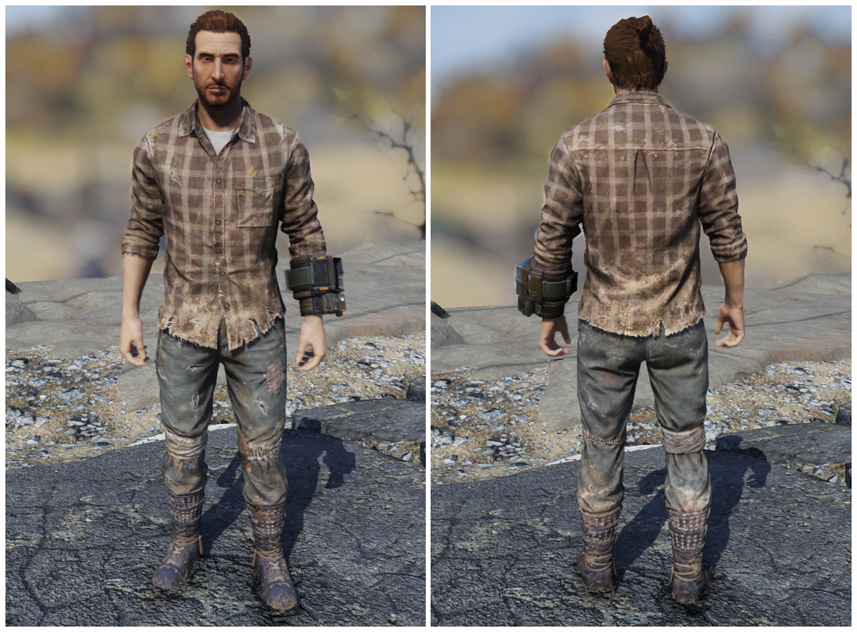 Fallout 4 моды мужские одежда
