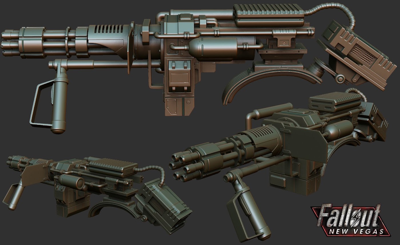 fallout new vegas grenade machine gun