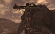 Crucified slave