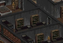 Search the book case on the center right for the canister. First talk to Keith though.