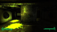 A no-radiation sweet spot below the doorpost