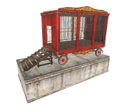 Цирковой фургончик — клетка