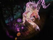 Un Sheepsquatch bajo el control del monstruo