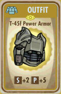 FoS T-45f Power Armor Card