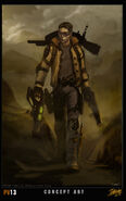 Project V13 concept art called "Survivor"