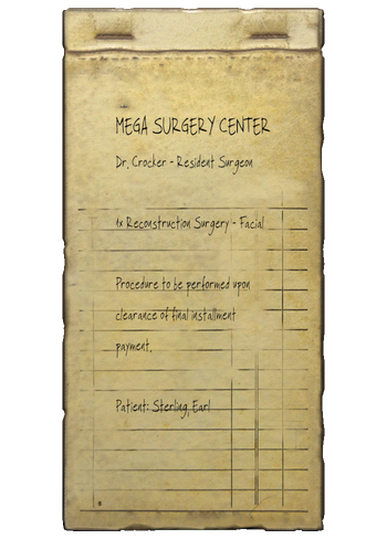 Surgery receipt