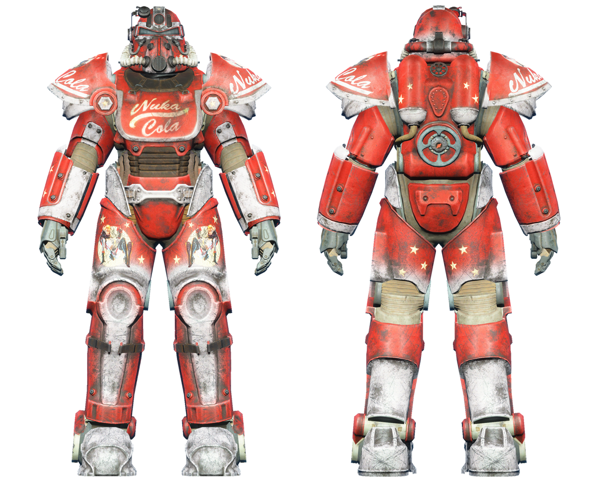 Fallout 4 power armor red фото 38