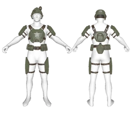 Fo76 armor light combat set
