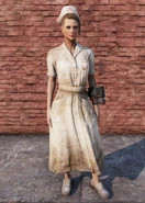 FO76 Asylum Worker Uniform Weathered Full Female.png (1.31 MB) Asylum worker uniform (weathered) with hat