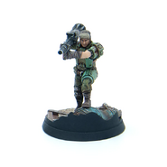 Sergeant Baker in Fallout: Wasteland Warfare