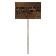 Fallout 76 Protest Sign 9 Men Not Machines